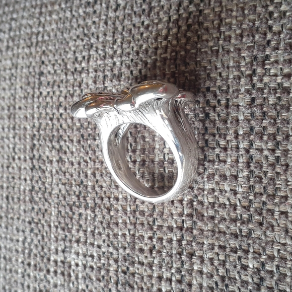 Electroform Sterling Silver Butterfly Ring - Picture 12 of 16